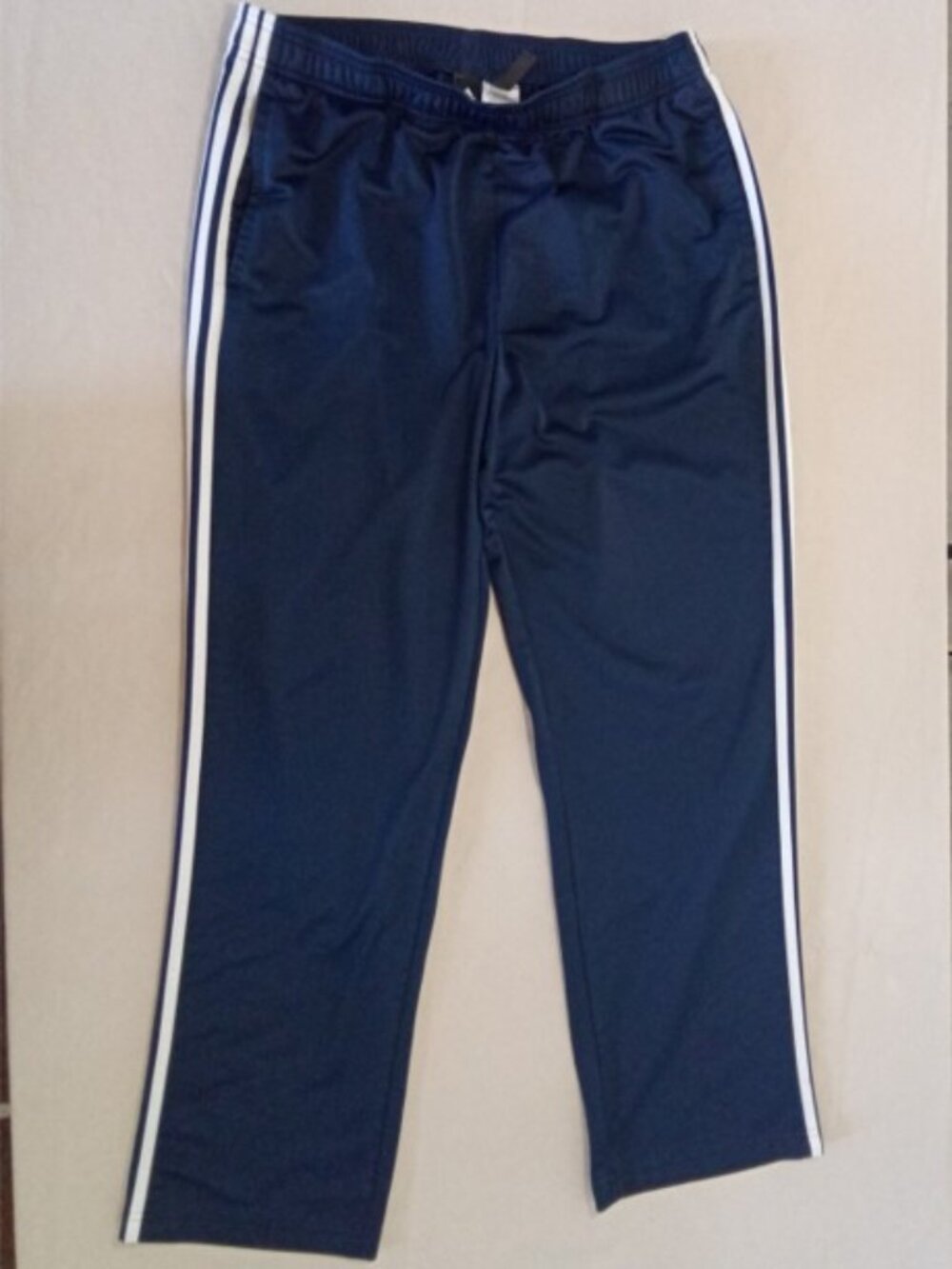 Addidas XL Men's 3 Stripes Navy Blue Jogger Track Pants